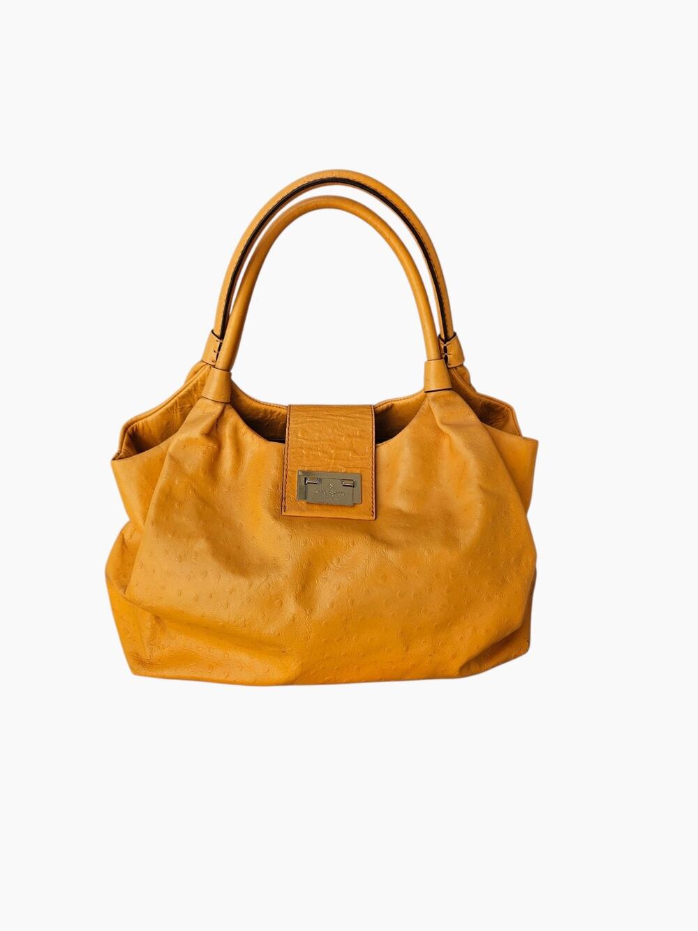 Kate Spade New York Ostrich Embossed Leather Windsor Square Stevie Shoulder Bag